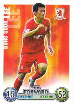 Lee Dong-Guk Middlesbrough 2007/08 Topps Match Attax #206